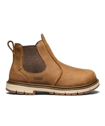 Women's San Jose Chelsea 90° Heel Boot (Soft Toe) Belgian/Gum