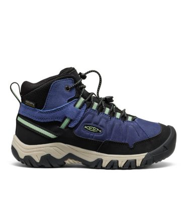 Big Kids' Targhee IV Waterproof Hiking Boot Skipper Blue/Hemlock