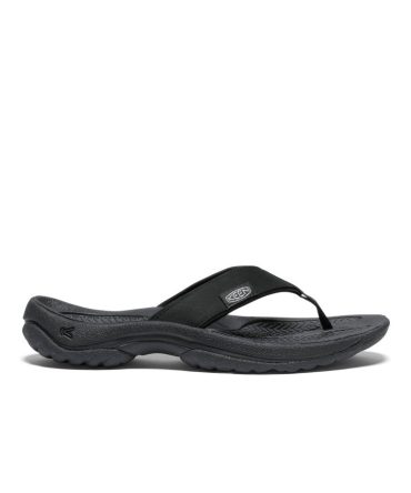 Women's Kona Leather Flip-Flop Black/Vapor
