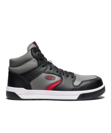 Men's Overton Mid Work Shoe (Carbon Toe) Steel Grey/Black