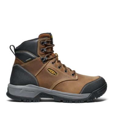 Men's Evanston 6" Waterproof Boot (Soft Toe) Bison/Black
