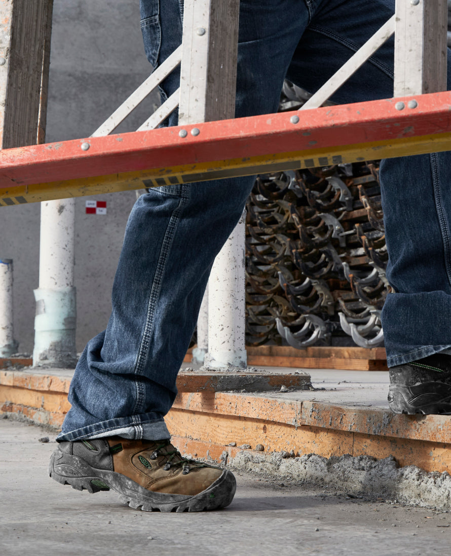 Men's Pittsburgh Energy 6" Waterproof Boot (Carbon Toe) Bison/Black - Image 8
