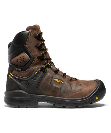 Men's Dover 8" Waterproof Boot (Carbon Toe) Dark Earth/Black