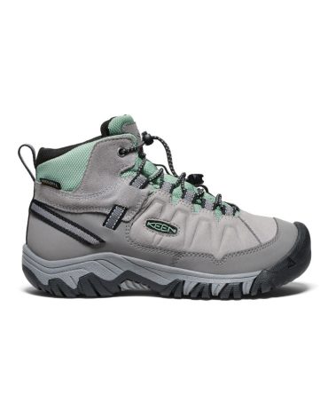 Big Kids' Targhee IV Waterproof Hiking Boot Alloy/Granite Green