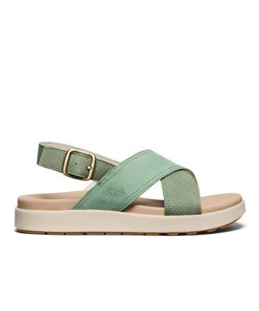 Women's Elle Luxe Cross Strap Sandal Granite Green/Granite Green