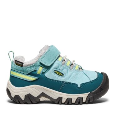 Little Kids' Targhee IV Waterproof Hiking Shoe Reef Waters/Daiquiri Green